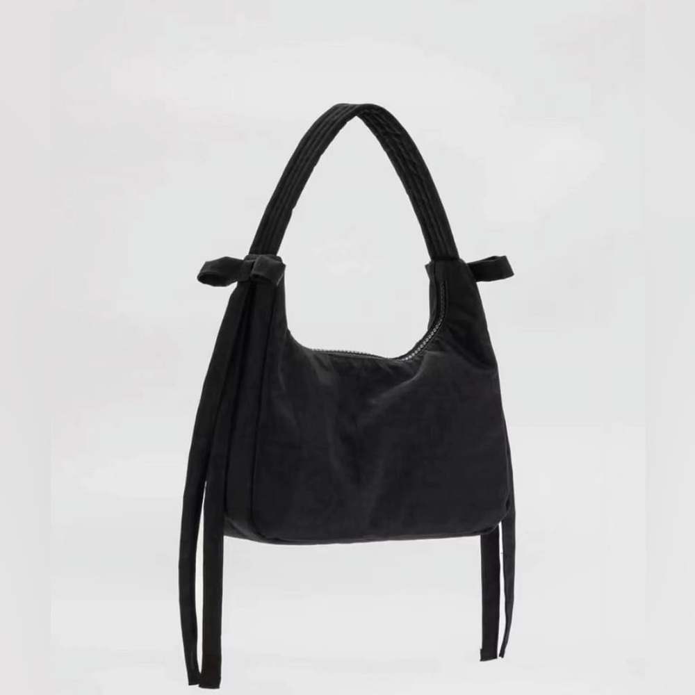 Baggu Sandy liang Mini shoulder black bow bag